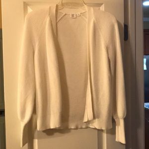 GAP white cardigan